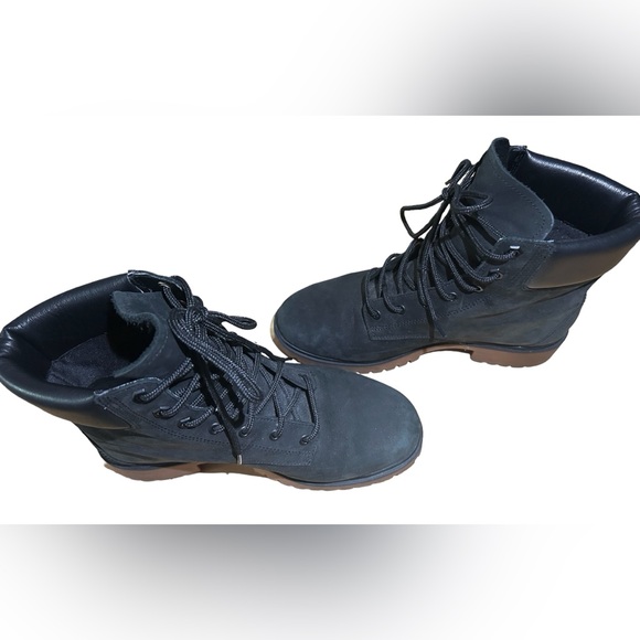🔥LIKE NEW🔥 Timberland Women’s Jayne 6" Waterproof Black Suede Nubuck Sz 8 - Picture 5 of 14